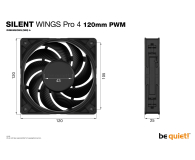be quiet! Silent Wings PRO 4 120mm PWM - 1057886 - zdjęcie 3